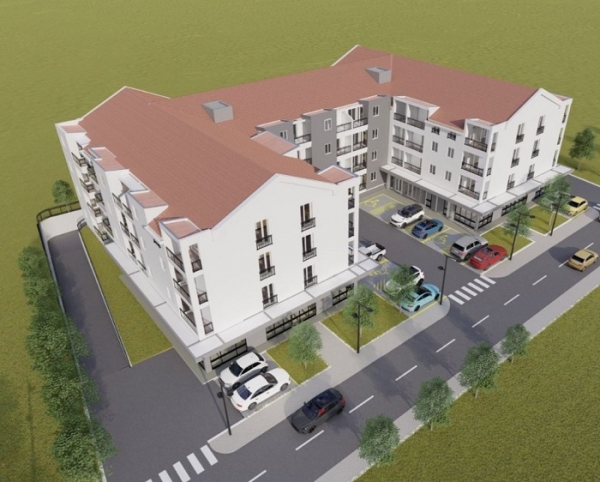 Zagorič - Trudbenik, 58m2, III sprat - visoko potkrovlje, u izgradnji, 111.000€